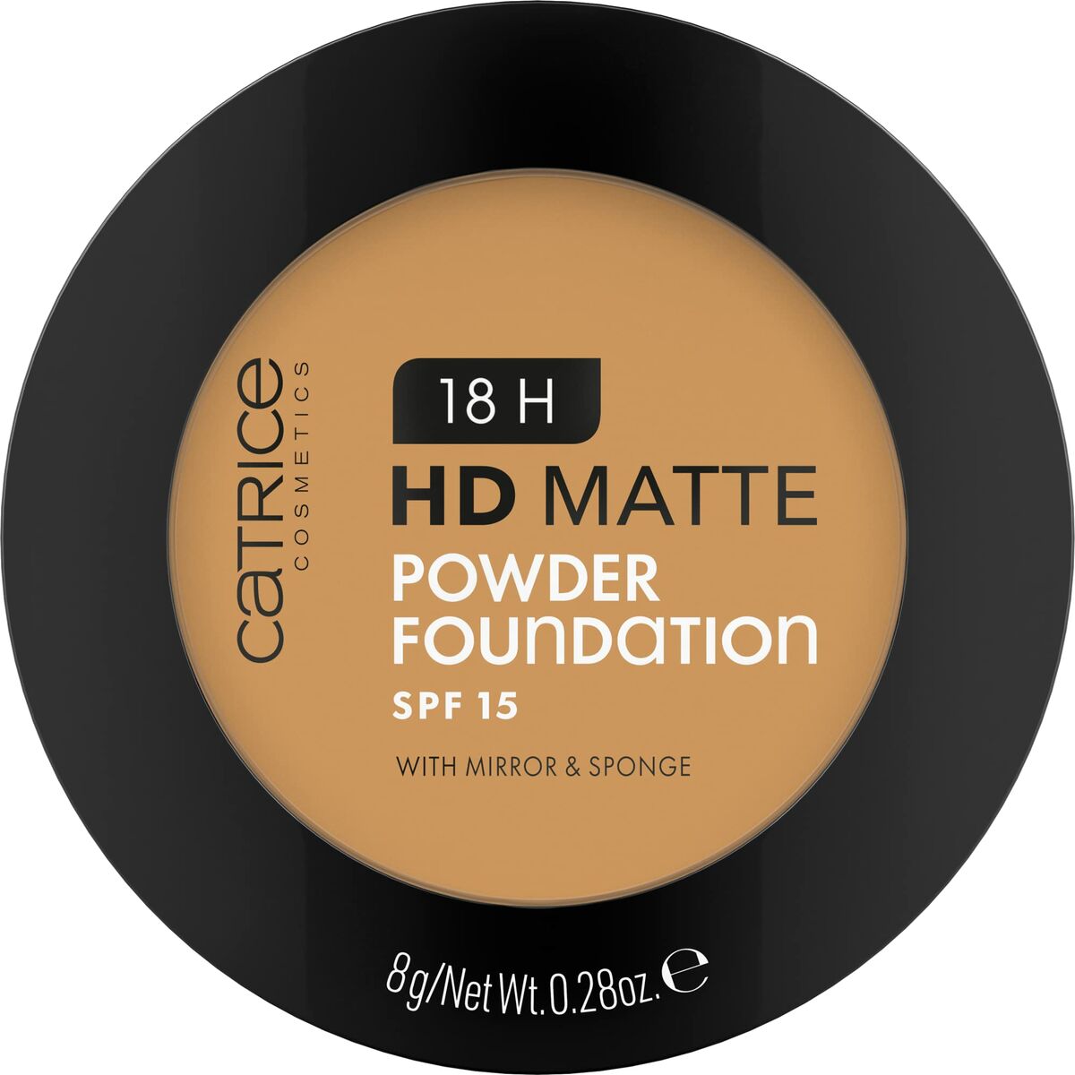 Powder Make-up Base Catrice HD Matte Nº 050N Spf 15 8 g makeup packaging