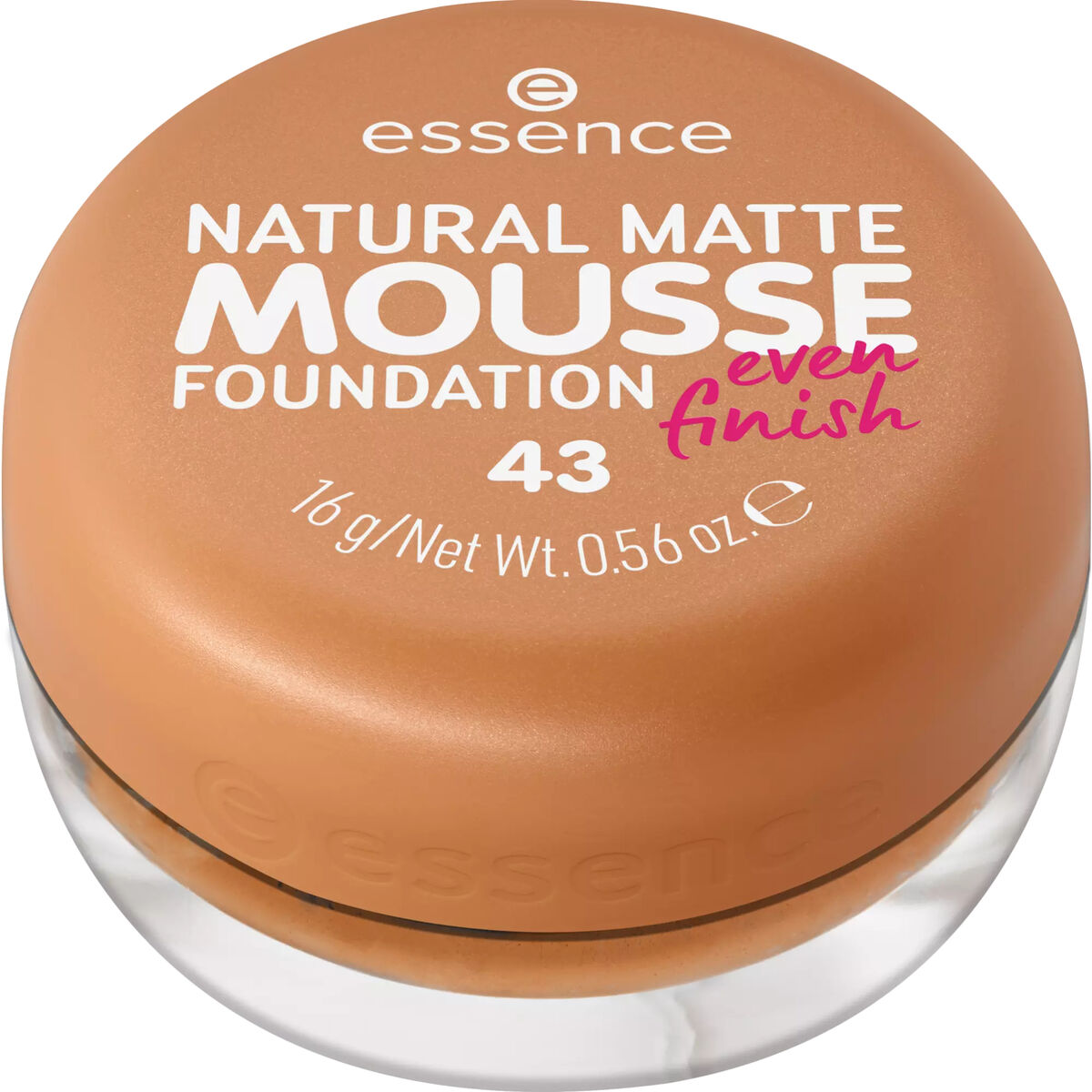 Mousse Make-up Foundation Essence NATURAL MATTE Nº 43 16 g makeup packaging
