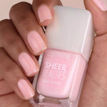 Nail polish Catrice Sheer Beauties Nº 040 Fluffy Cotton Candy Nº 040-Fluffy Cotton Candy 10,5 ml product packaging 10.5 ml