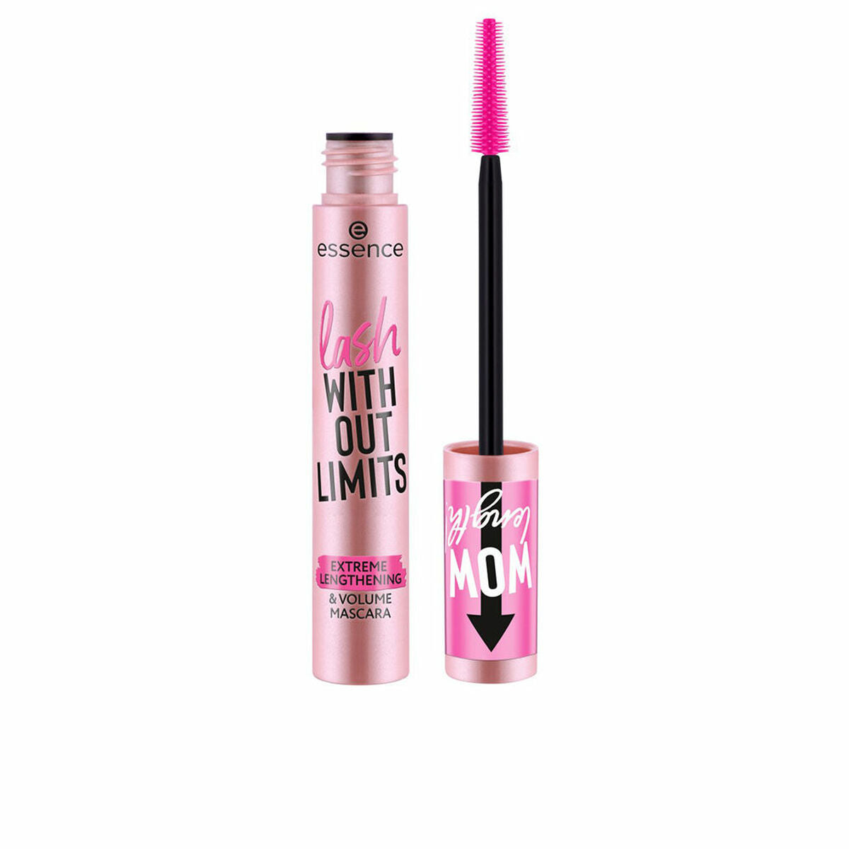 Mascara Essence LASH WITH OUT LIMITS Nº 01 13 ml makeup packaging