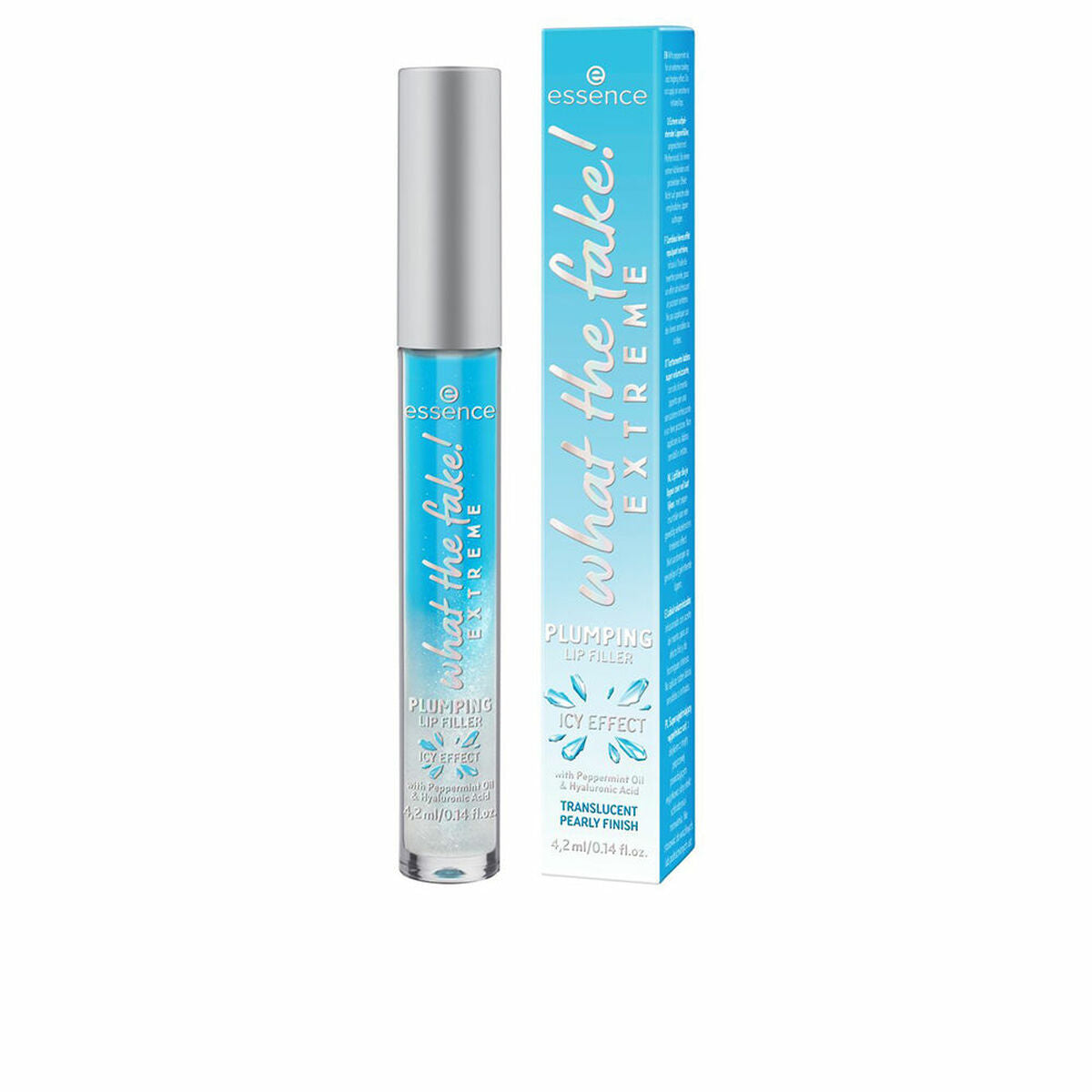 Lip-gloss Essence What The Fake! Extreme 4,2 ml Volume 4.2 ml product packaging