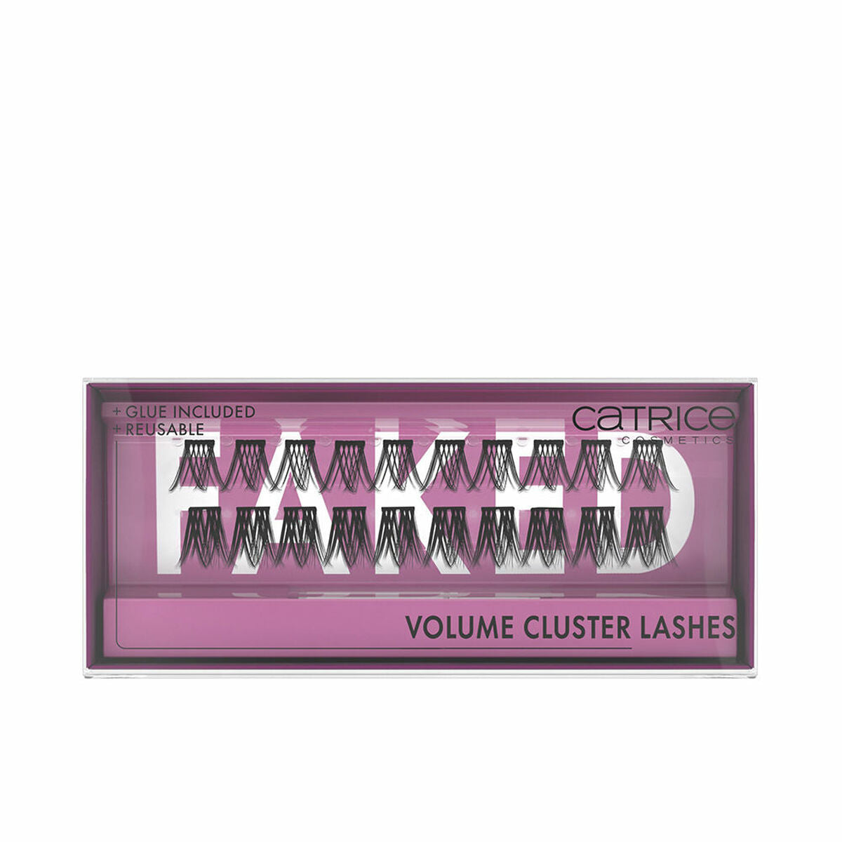 False Eyelashes Catrice FAKED VOLUMEN CLUSTER (1 Unit) product packaging