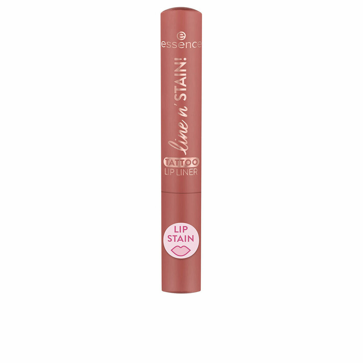 Lipstick Essence TATTOO LINE N'STAIN! Nº 02-Must Have Brown 2,5 ml makeup packaging 2.5 ml