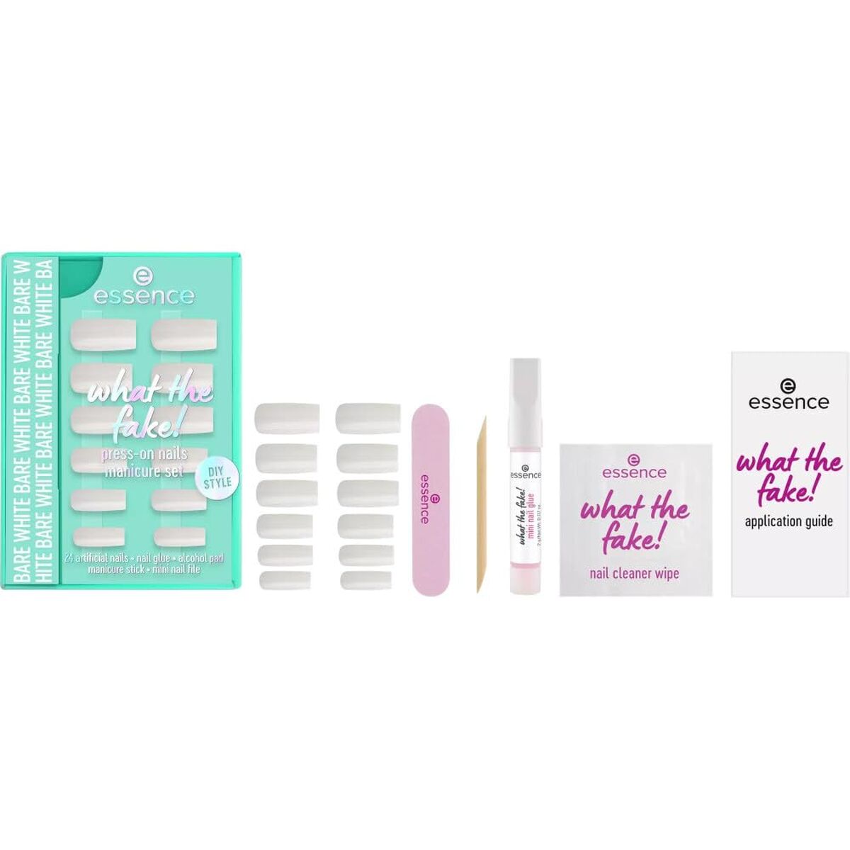 Nail polish Essence WHAT THE FAKE! product packaging