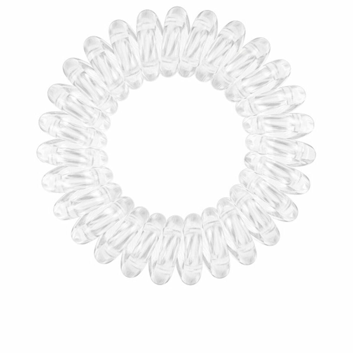 Rubber Hair Bands Invisibobble Transparent (3 Units) product packaging