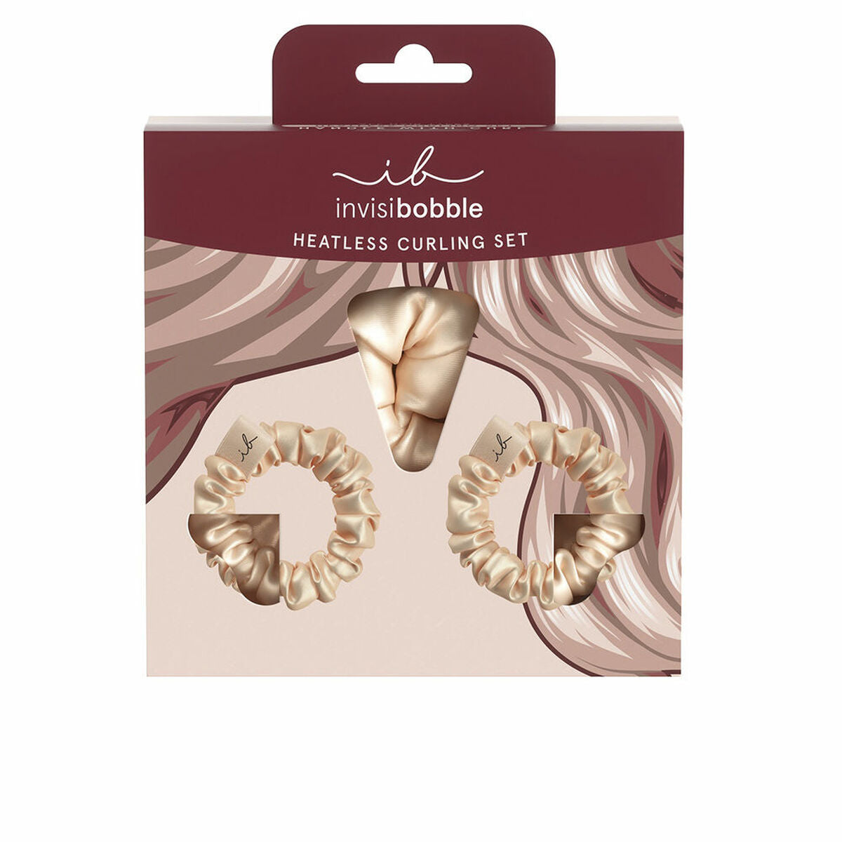 Hair ties Invisibobble Heatless Curling 3 Pieces product packaging