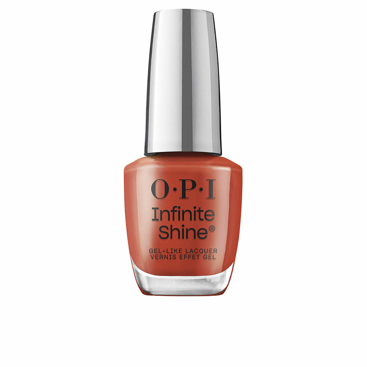 Gel nail polish Opi INFINITE SHINE Knock 'Em Red 15 ml skincare packaging