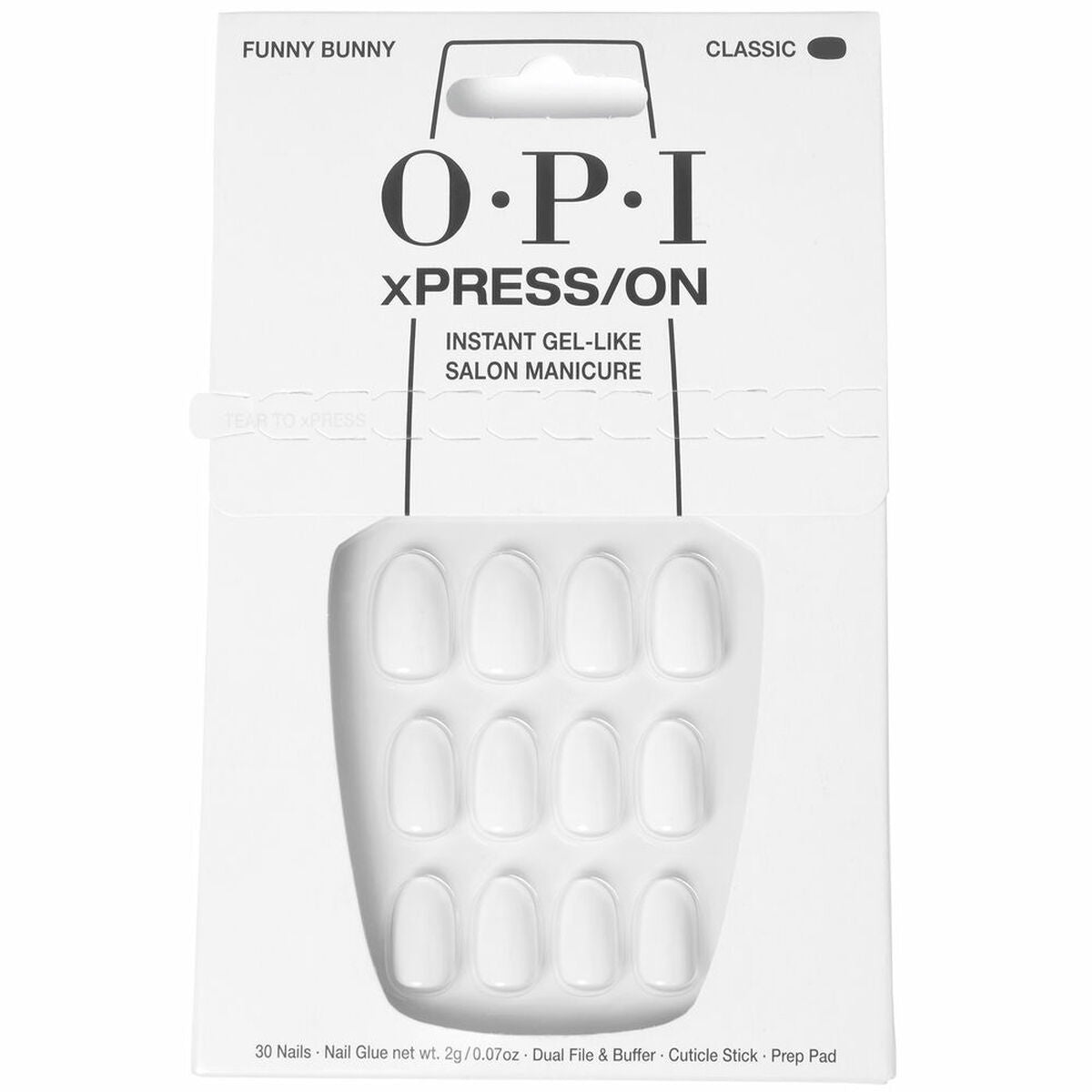 False nails Opi #Funny Bunny Funny bunny 30 Pieces product packaging