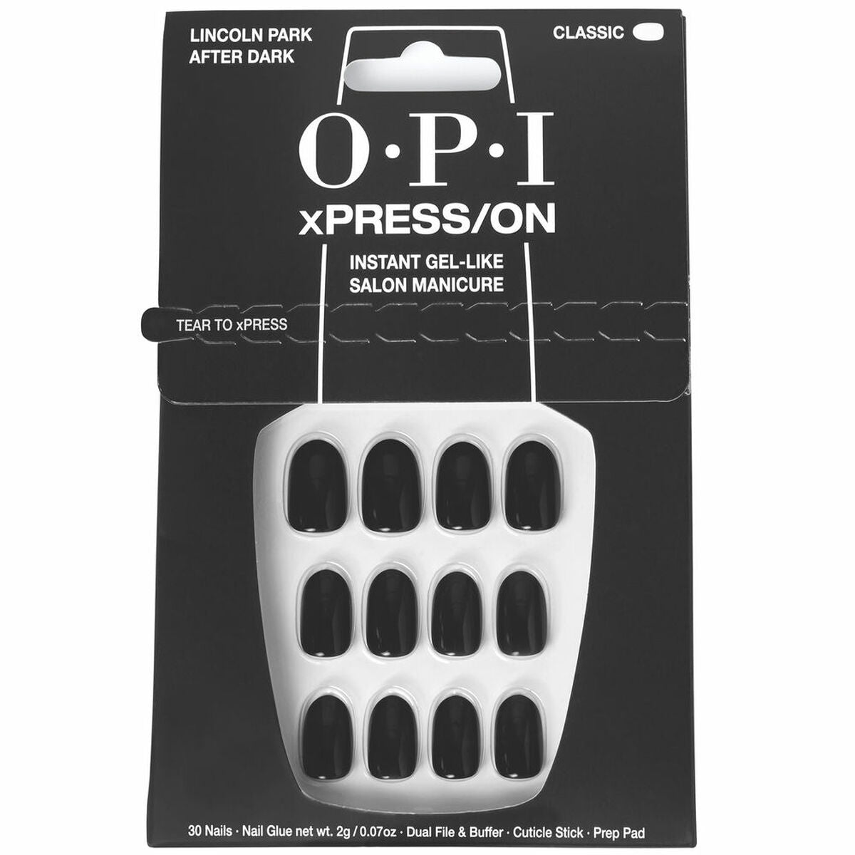 False nails Opi #Lincoln Park After Dark Lincoln Park After Dark 30 Pieces product packaging