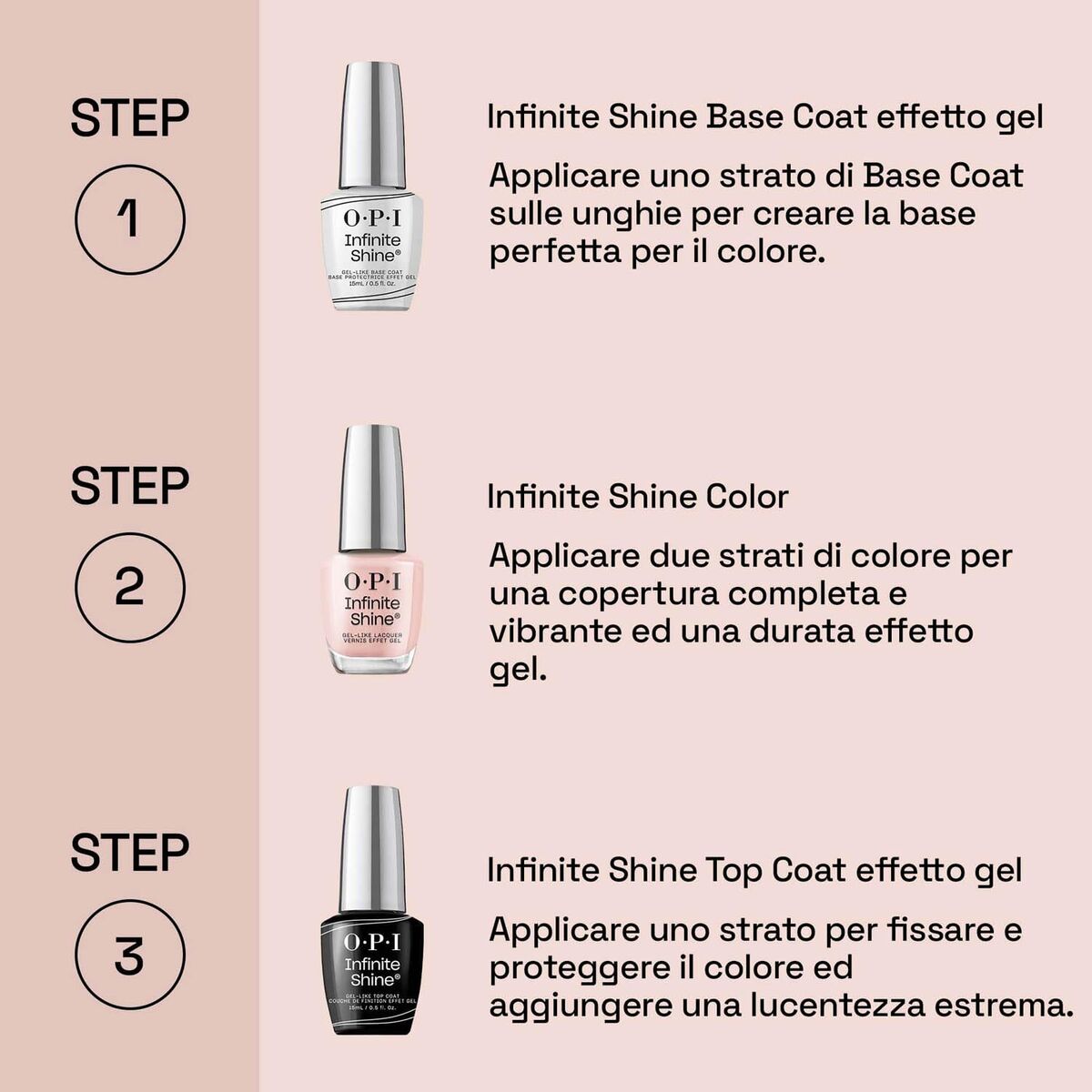 Nail polish Opi INFINITE SHINE 15 ml product packaging