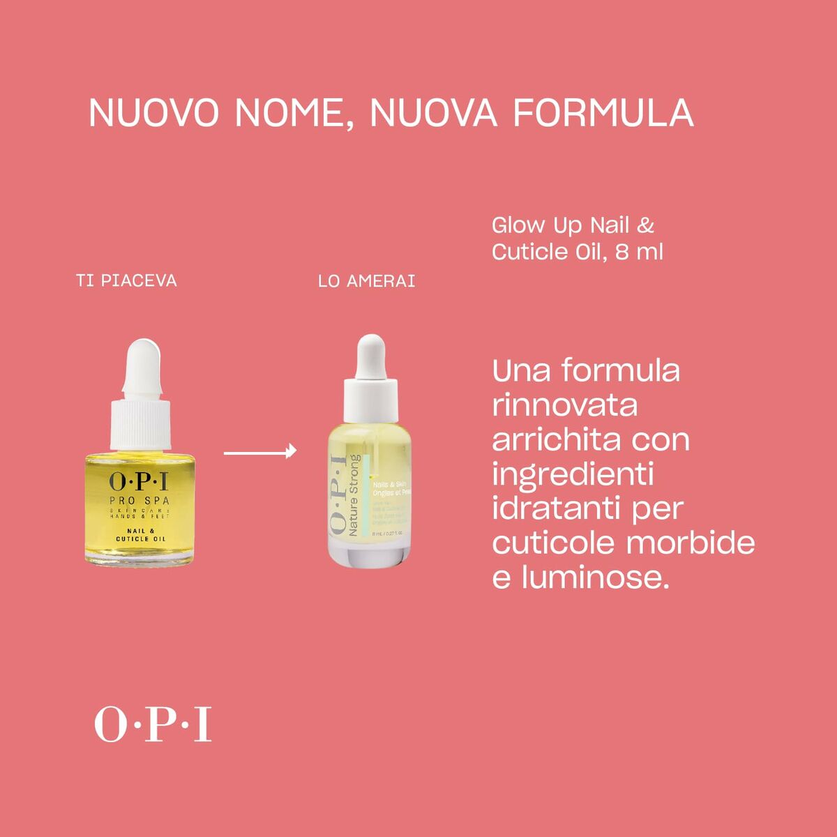 Nail Oil Opi NATURE STRONG 8 ml product packaging