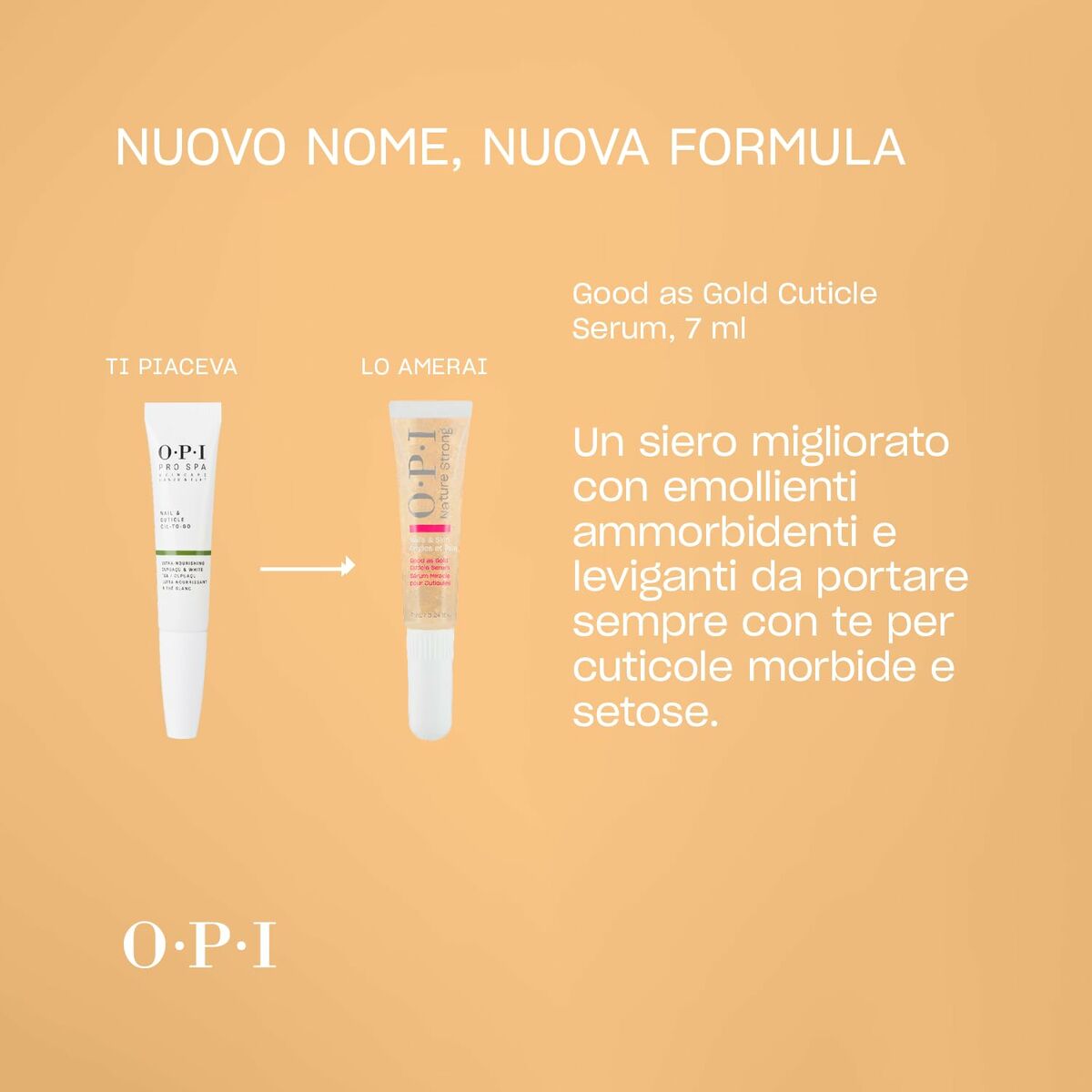 Moisturising Serum Opi NATURE STRONG 7 ml serum bottle