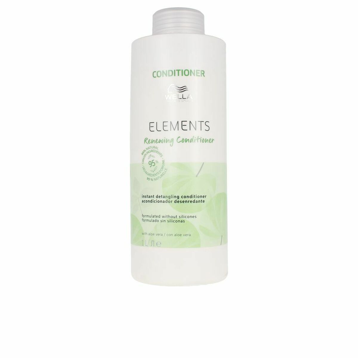 Repairing Conditioner Wella Elements 1 L for Women conditioner bottle