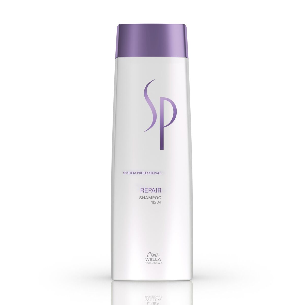 Shampoo Wella SP Repair 250 ml for Women shampoo bottle