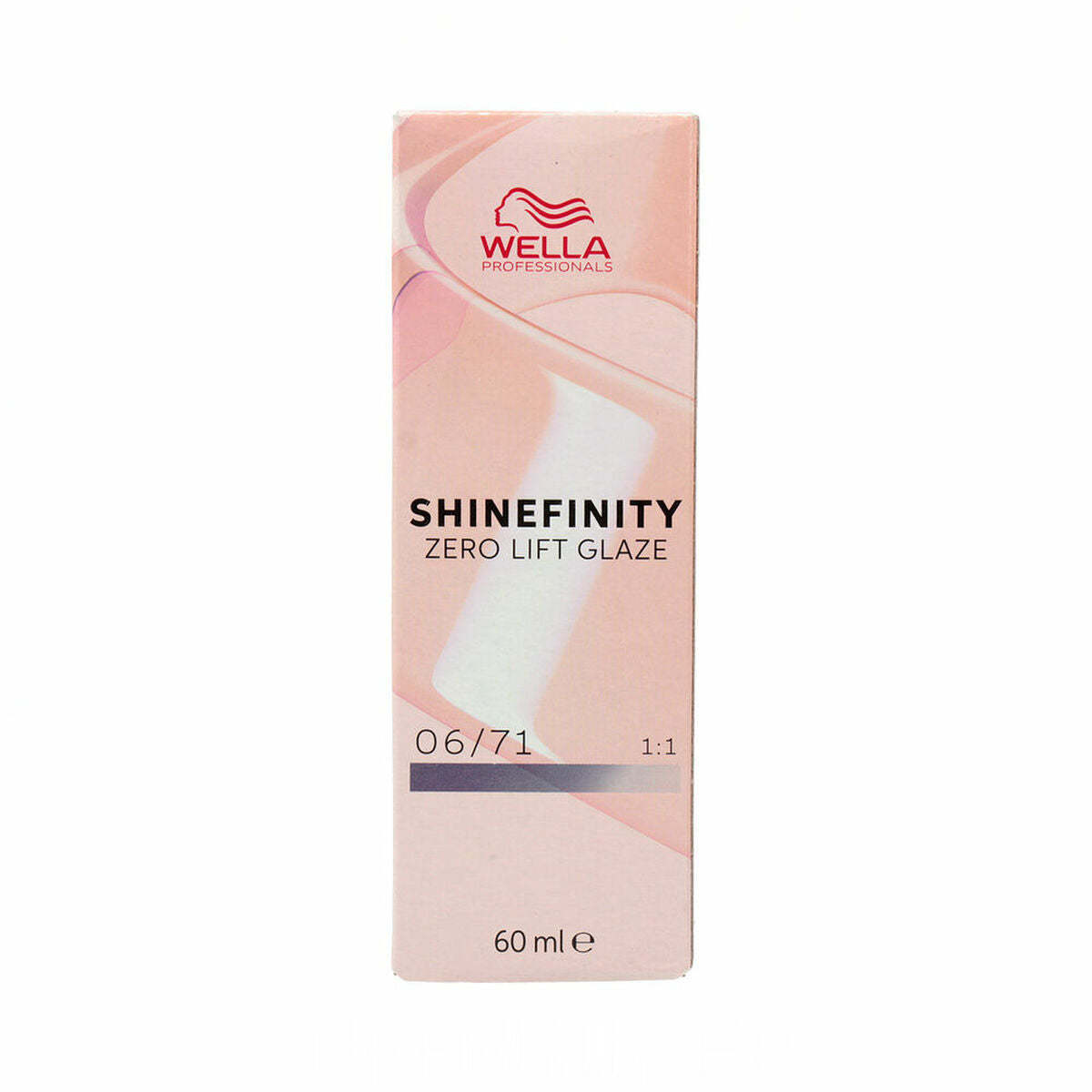 Permanent Colour Wella Shinefinity Nº 06/71 (60 ml) product packaging