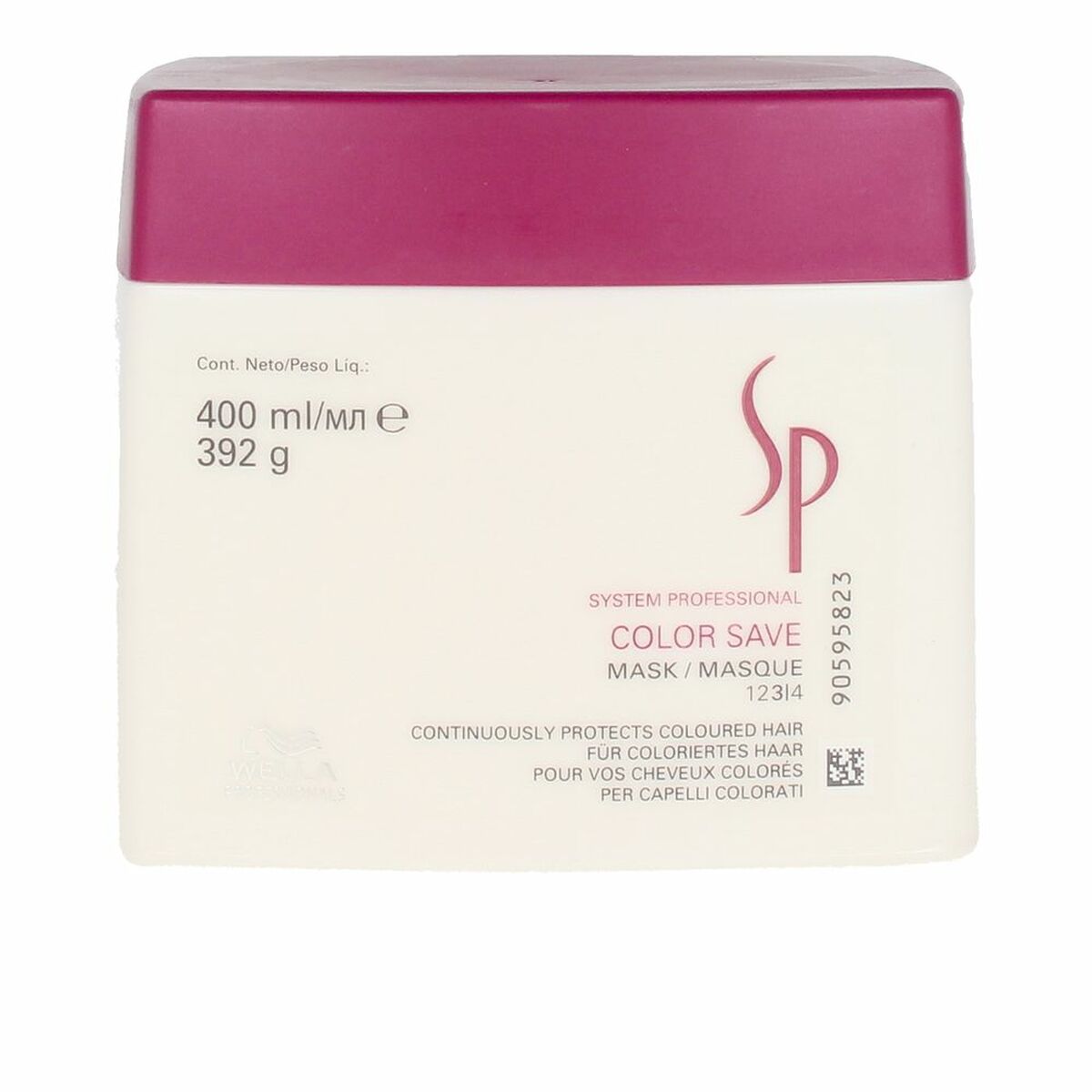 Hair Mask Wella Normal Hair White Unisex for Women hair mask packaging