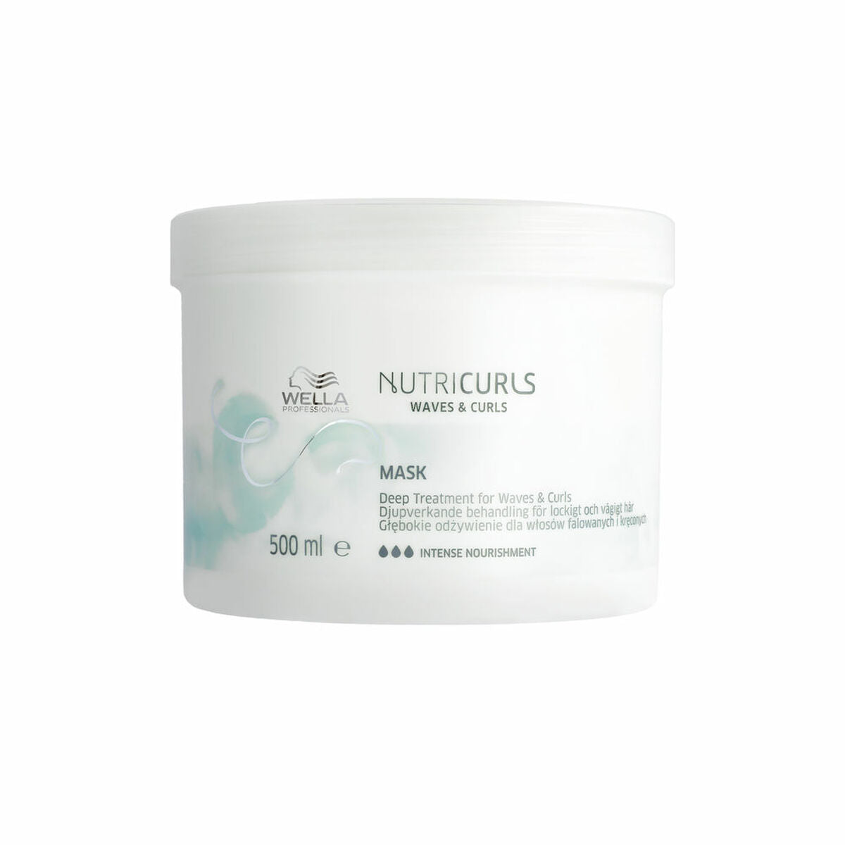 Hair Mask Wella NUTRICURLS 500 ml hair mask packaging
