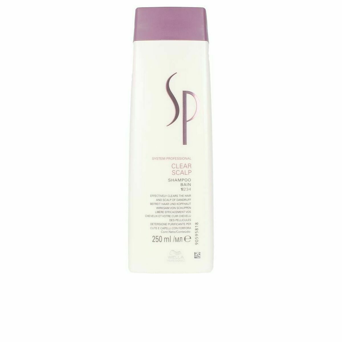 Anti-dandruff Shampoo Wella 250 ml for Women shampoo bottle