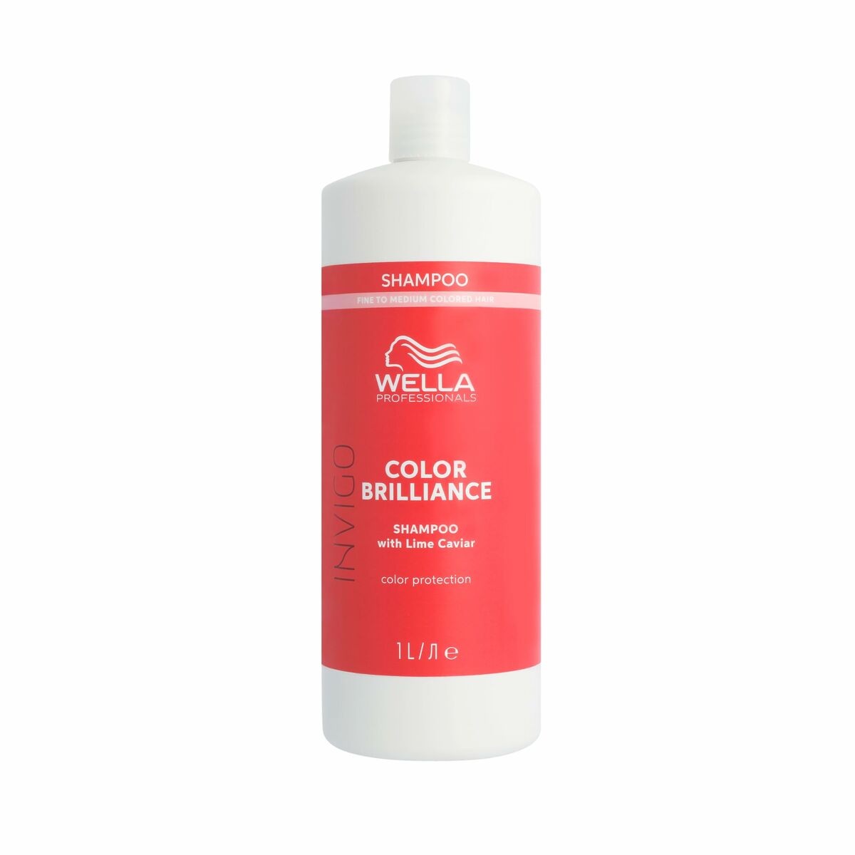 Colour Revitalizing Shampoo Wella Invigo Color Brilliance 1 L Coloured Hair Fine hair for Women shampoo bottle
