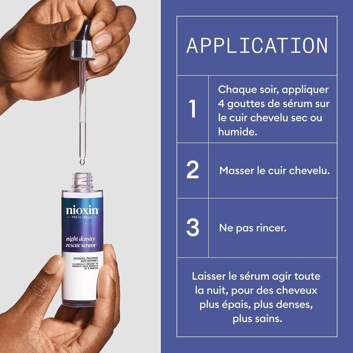 Hair Serum Nioxin 70 ml serum bottle