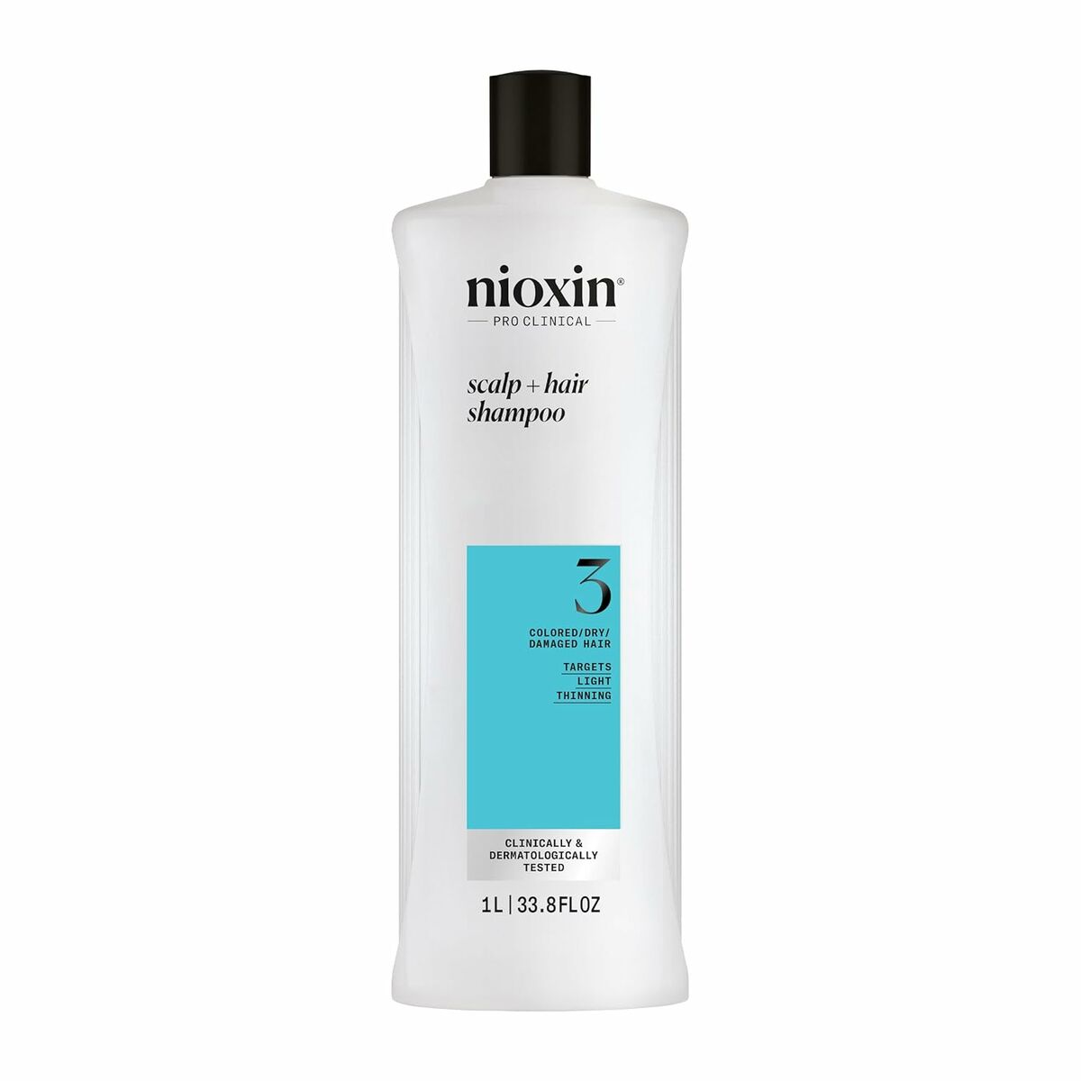 Shampoo Nioxin 3 1 L shampoo bottle