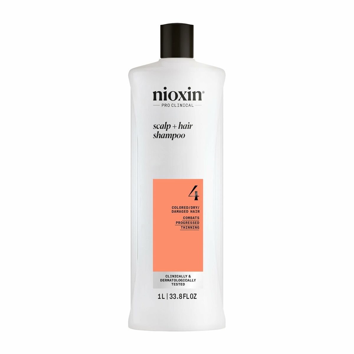 Shampoo Nioxin 4 1 L shampoo bottle