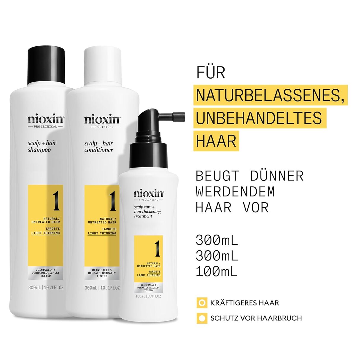 Anti-Hair Loss Care Nioxin Loyalty Kit System 1 3 Pieces product packaging