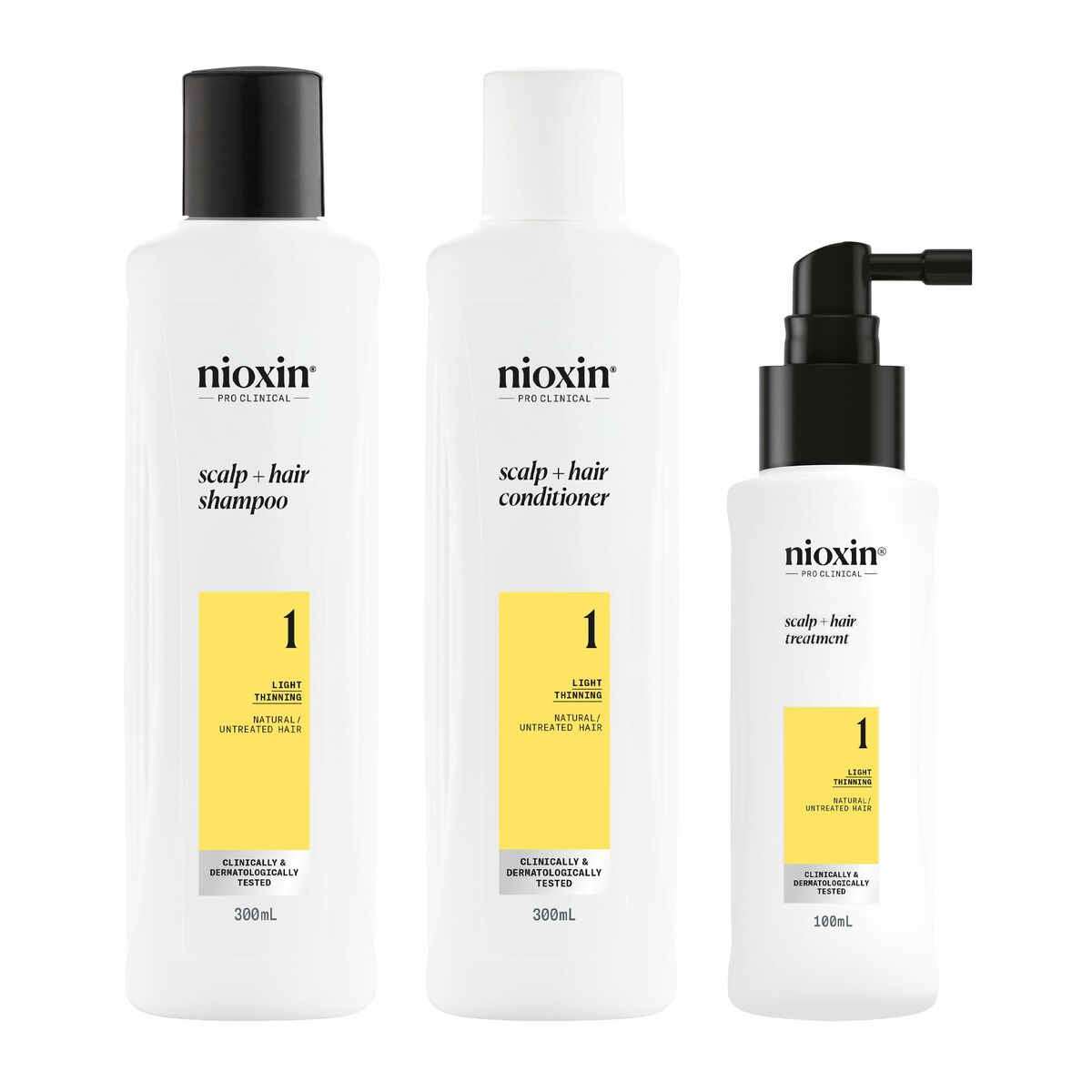 Hair Dressing Set Nioxin 3D CARE SYSTEM product packaging