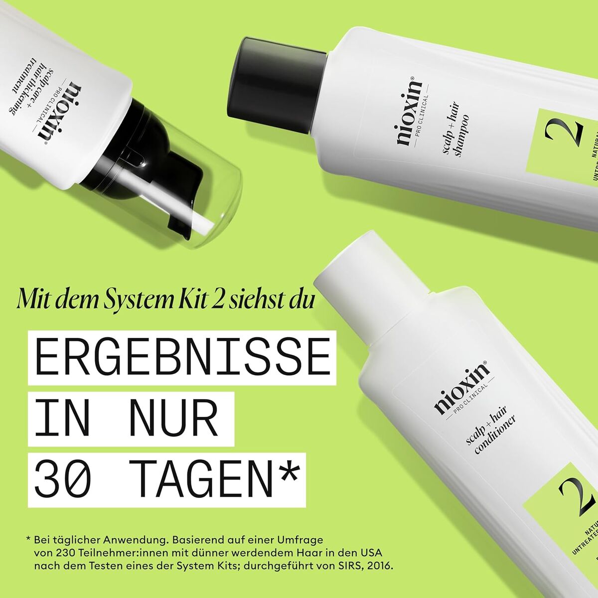 Conditioner Nioxin System 2 300 ml conditioner bottle