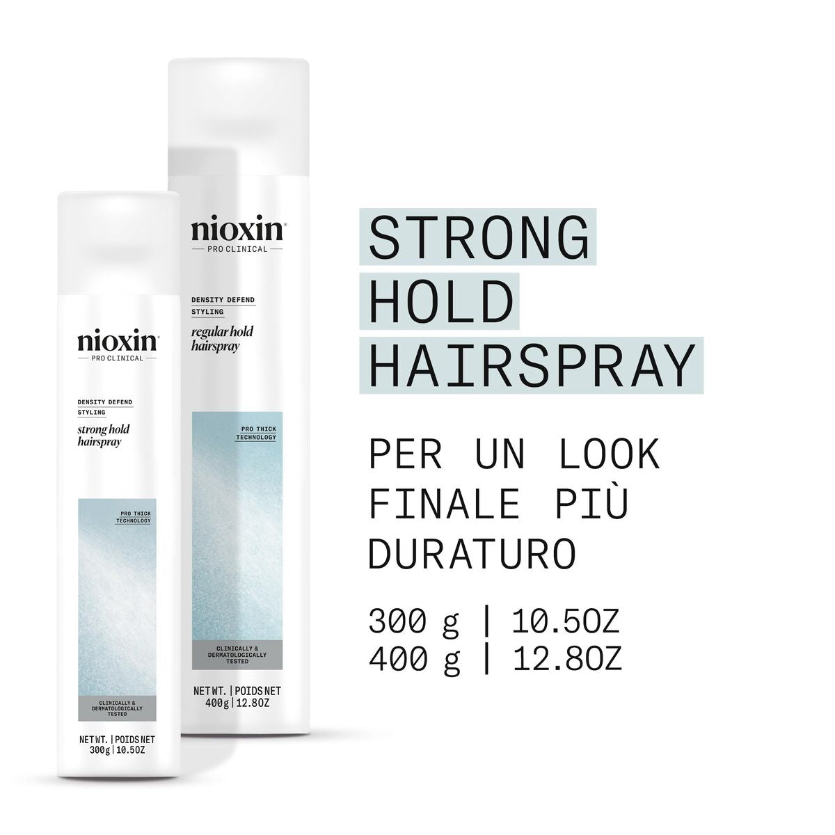 Hair Spray Nioxin 300 ml product packaging
