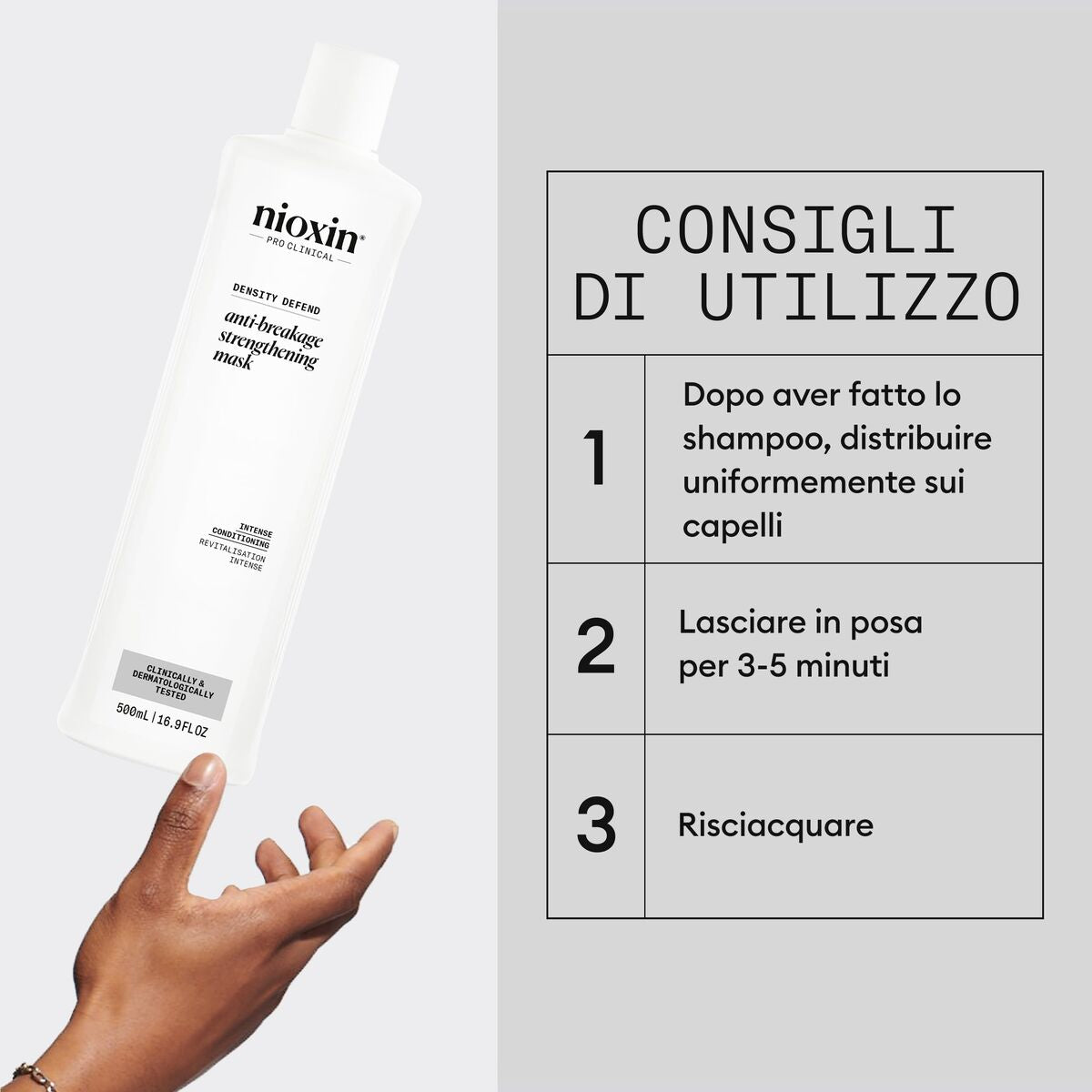 Hair Mask Nioxin 500 ml hair mask packaging