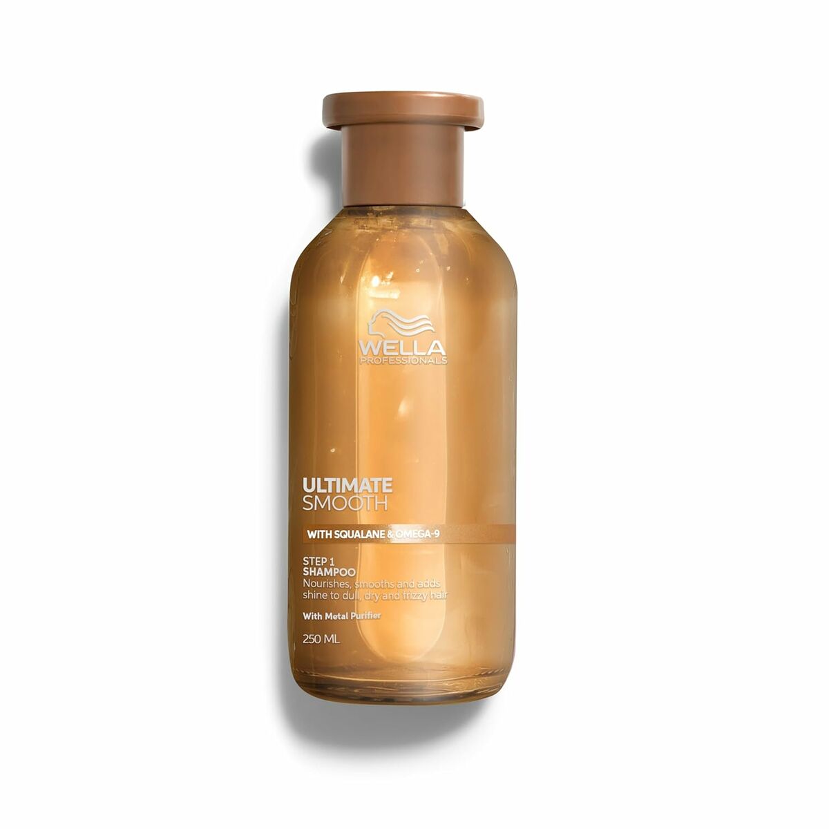 Shampoo Wella ULTIMATE SMOOTH 250 ml shampoo bottle
