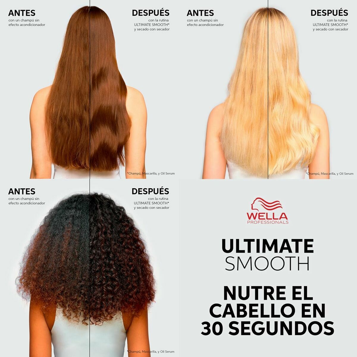 Hair Mask Wella ULTIMATE SMOOTH 100 ml hair mask packaging