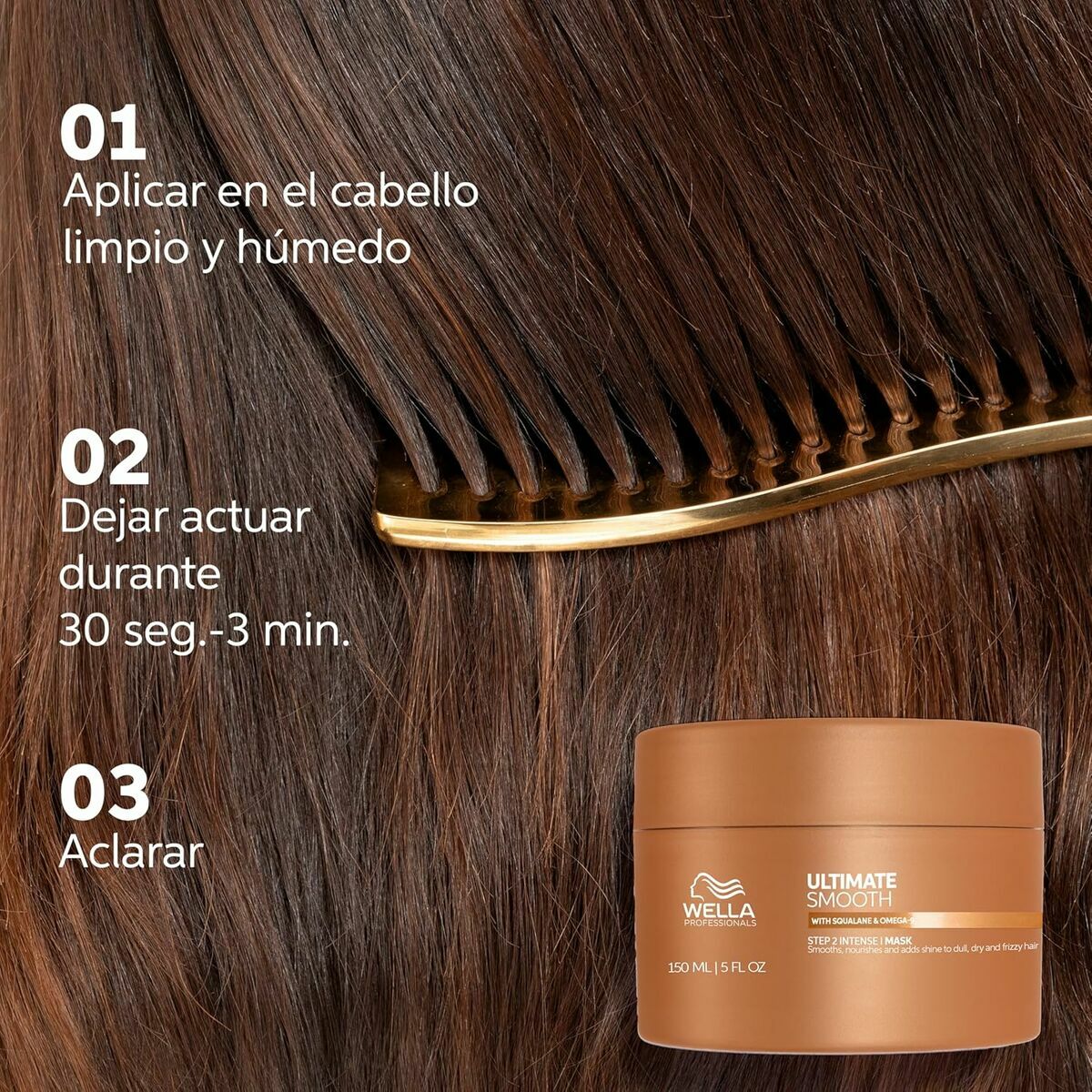 Hair Mask Wella ULTIMATE SMOOTH 150 ml for Women hair mask packaging