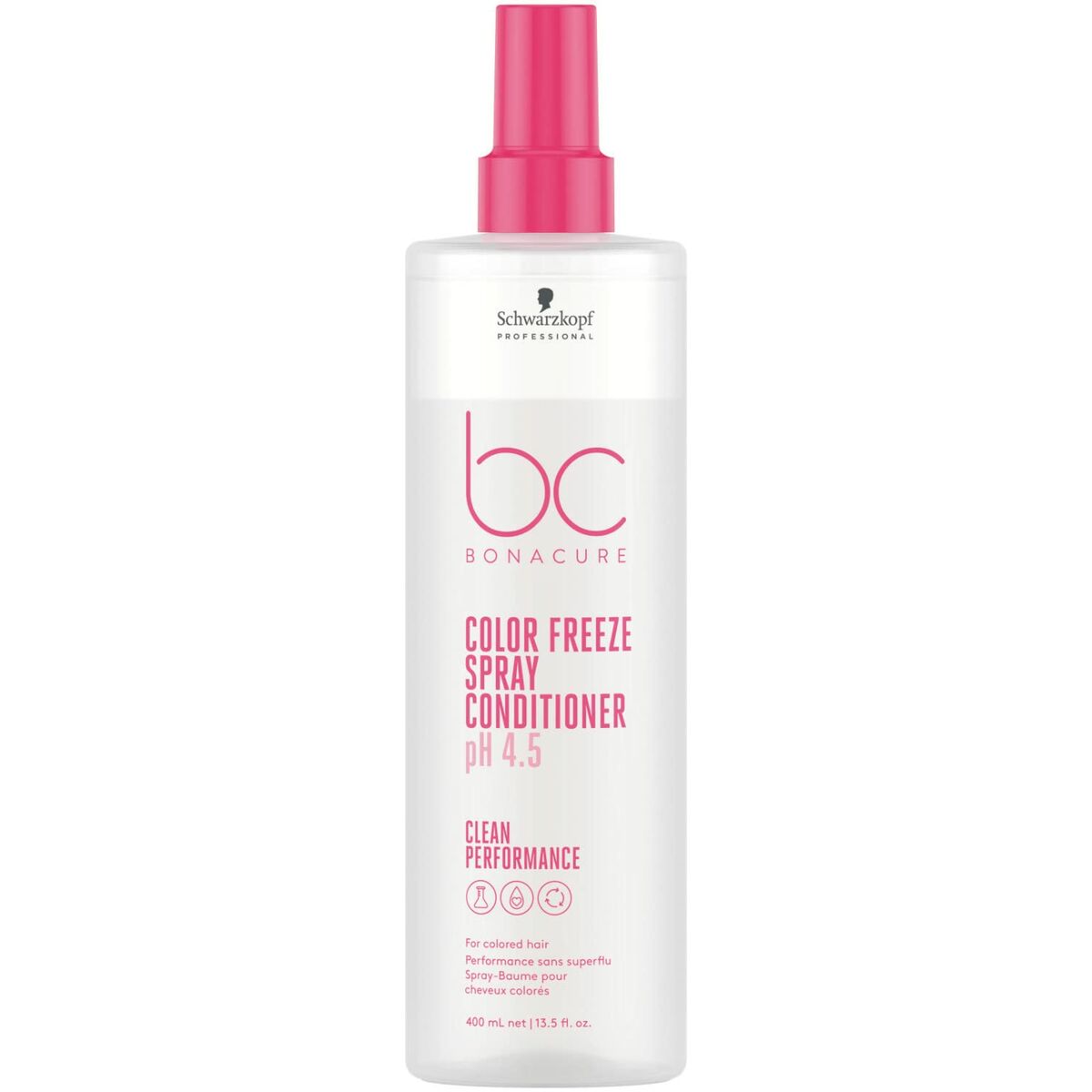 Conditioner Schwarzkopf BC COLOR FREEZE 400 ml for Women conditioner bottle