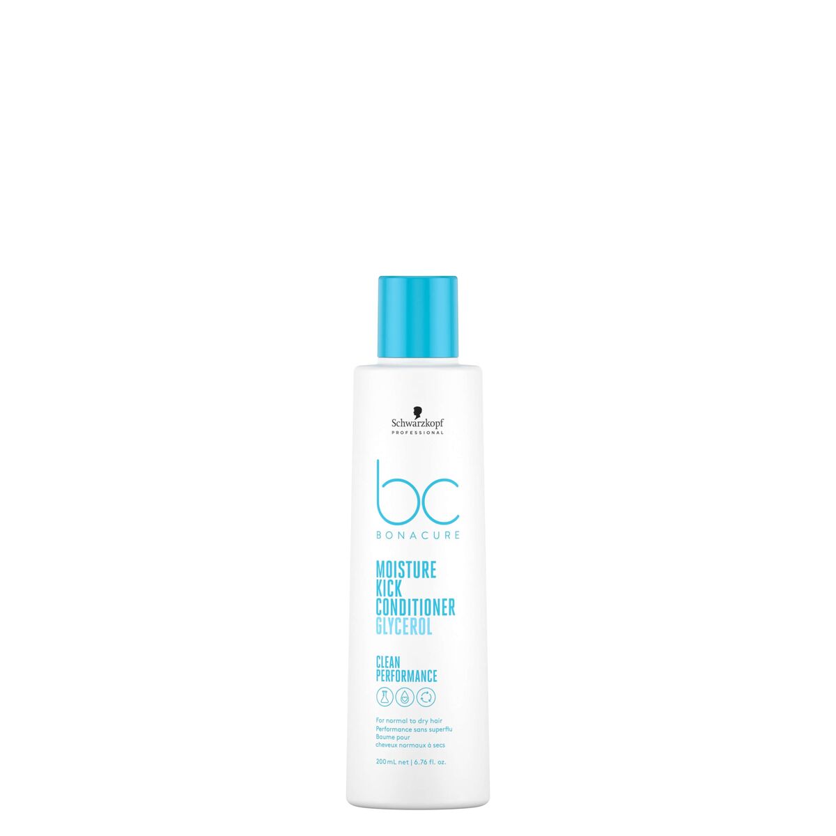 Conditioner Schwarzkopf BC MOISTURE KICK 200 ml conditioner bottle