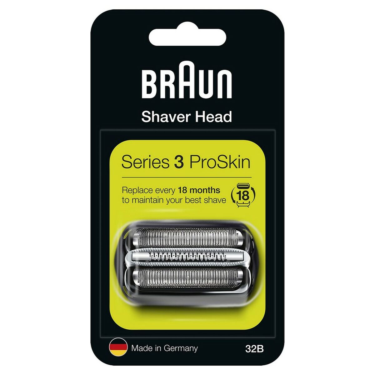 Blade Braun 32B product packaging