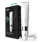 Electric Hair Remover Braun White Stainless steel product packaging