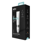Electric Hair Remover Braun White Stainless steel product packaging