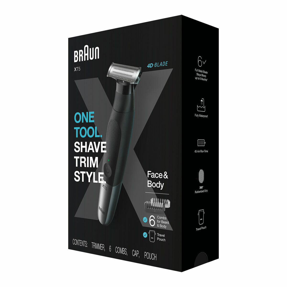 Hair Clippers Braun XT5200 product packaging