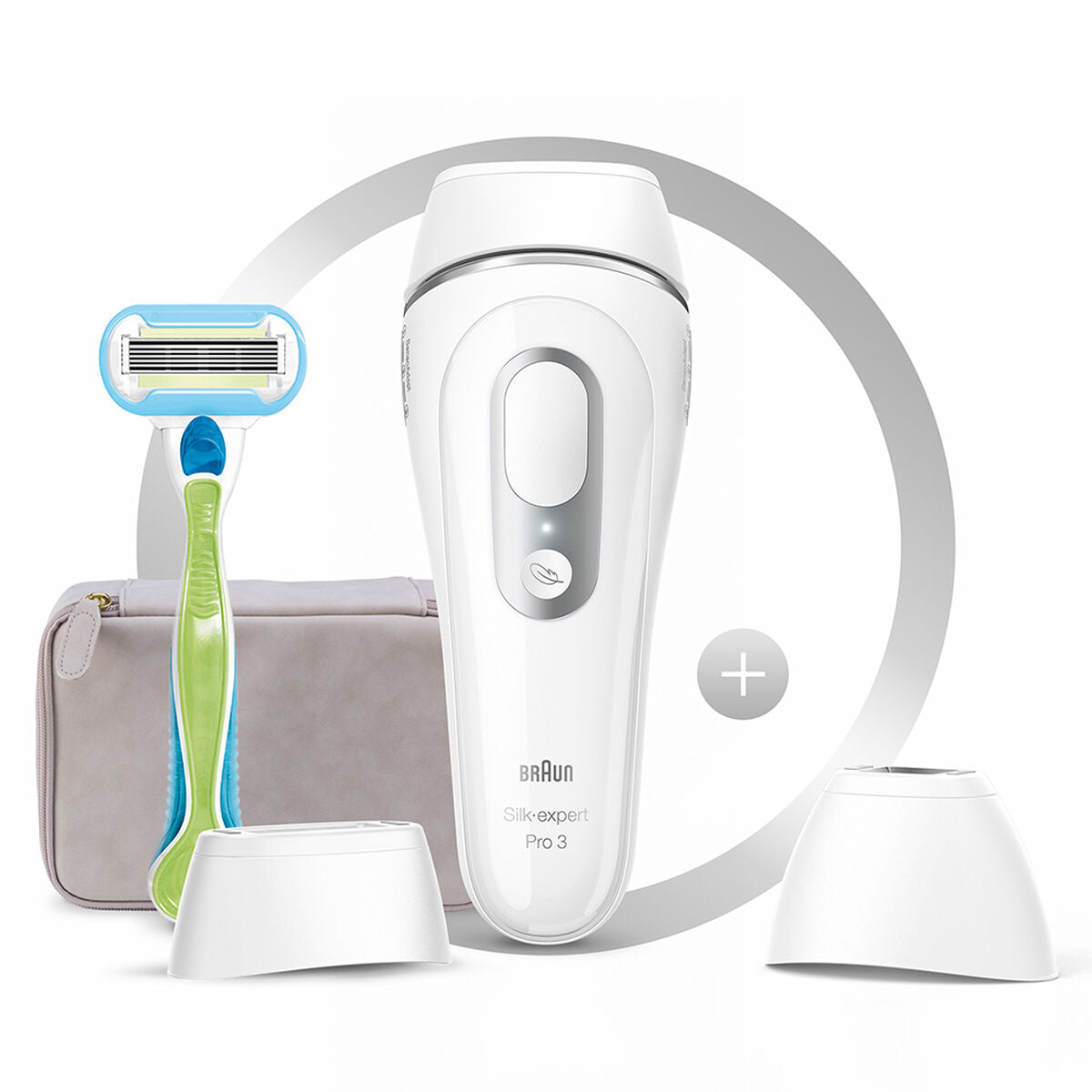 Electric IPL Hair Remover Braun Silk expert Pro 3 PL3133 product packaging