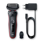 Electric razor Braun 51-B1000s Red product packaging