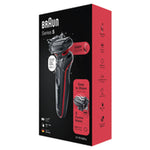 Electric razor Braun 51-B1000s Red product packaging