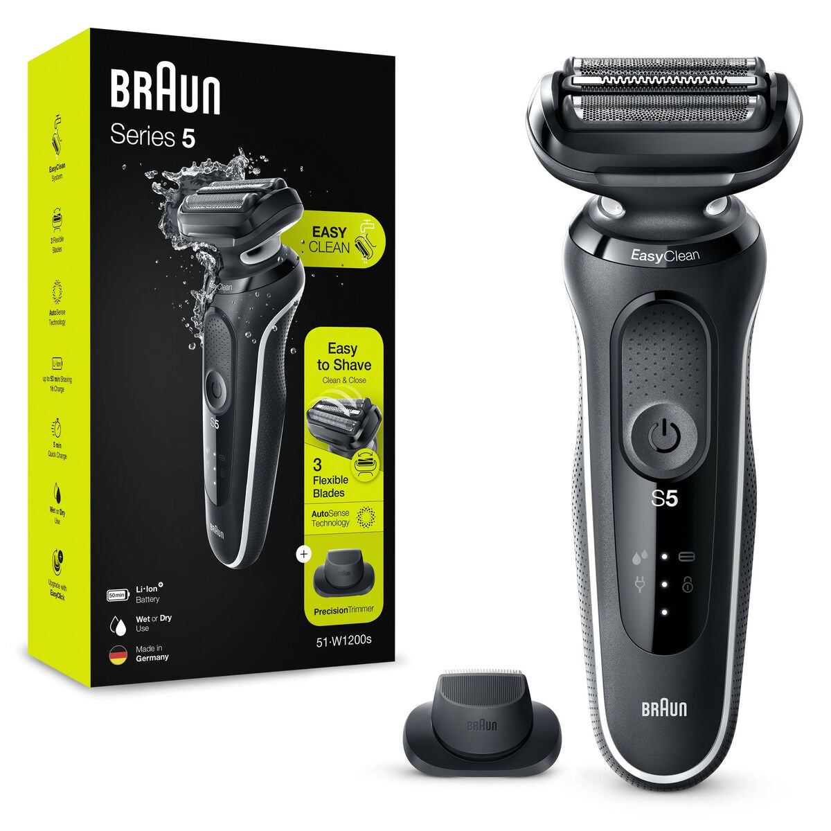 Electric razor Braun Series 5 product packaging