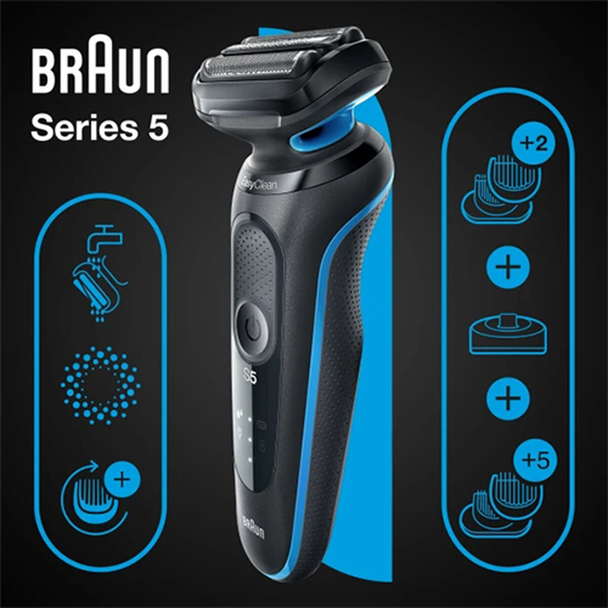 Electric razor Braun Series 5 product packaging