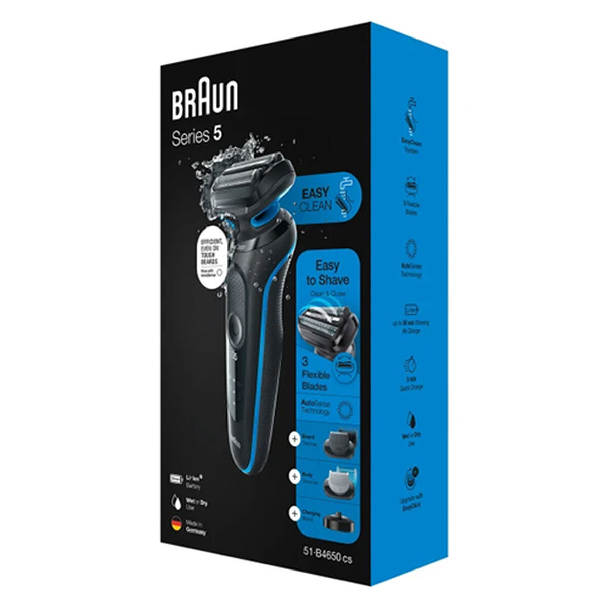 Electric razor Braun Series 5 product packaging
