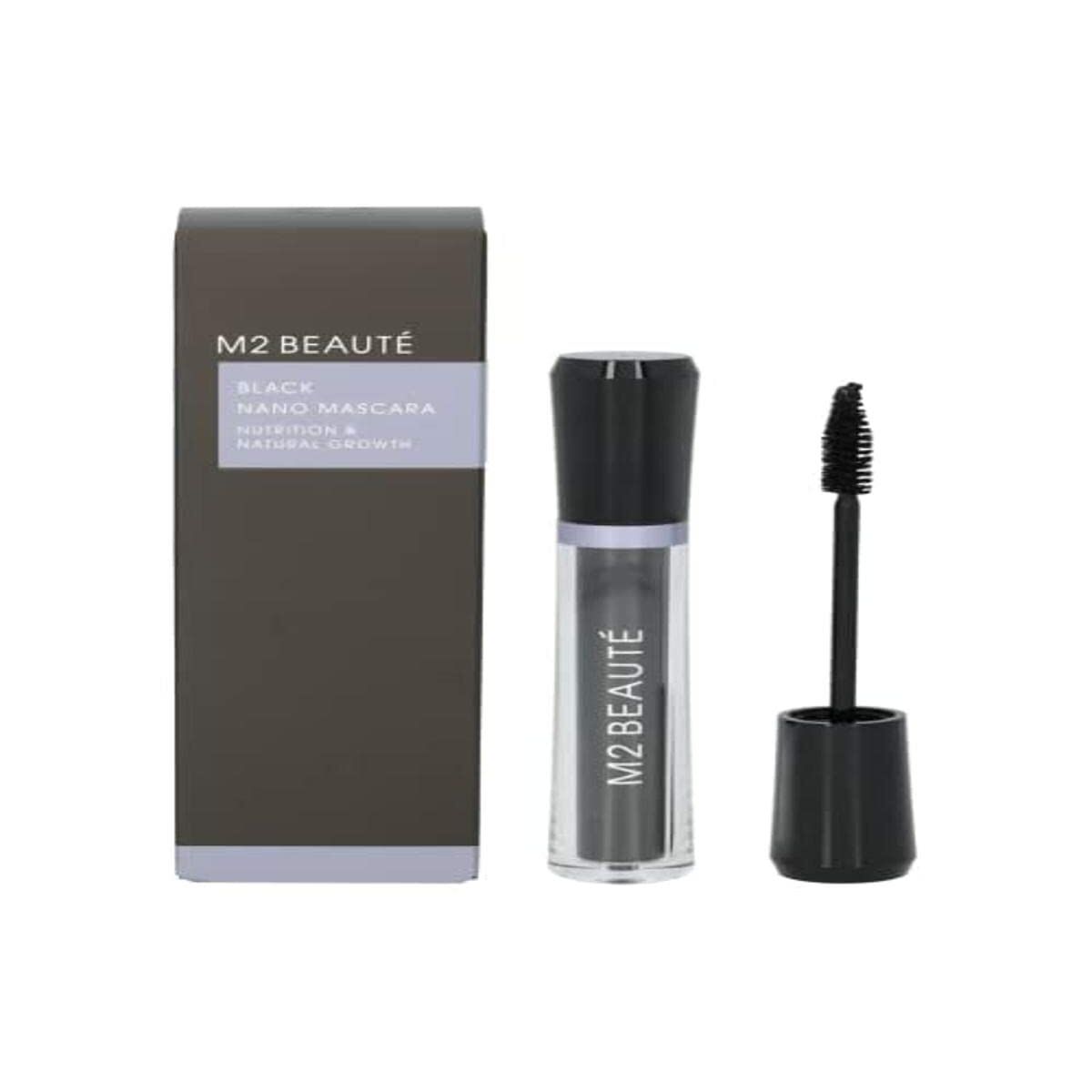 Mascara M2 Beauté Black Nano Black 6 ml Nutritional makeup packaging