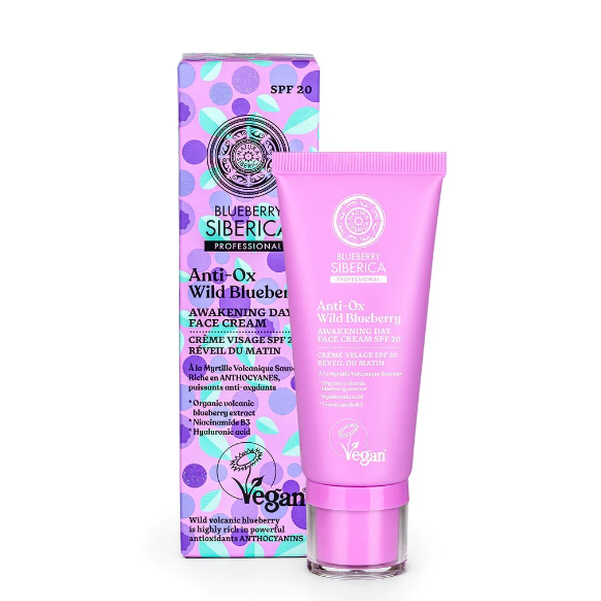 Day Cream Natura Siberica for Women skincare packaging