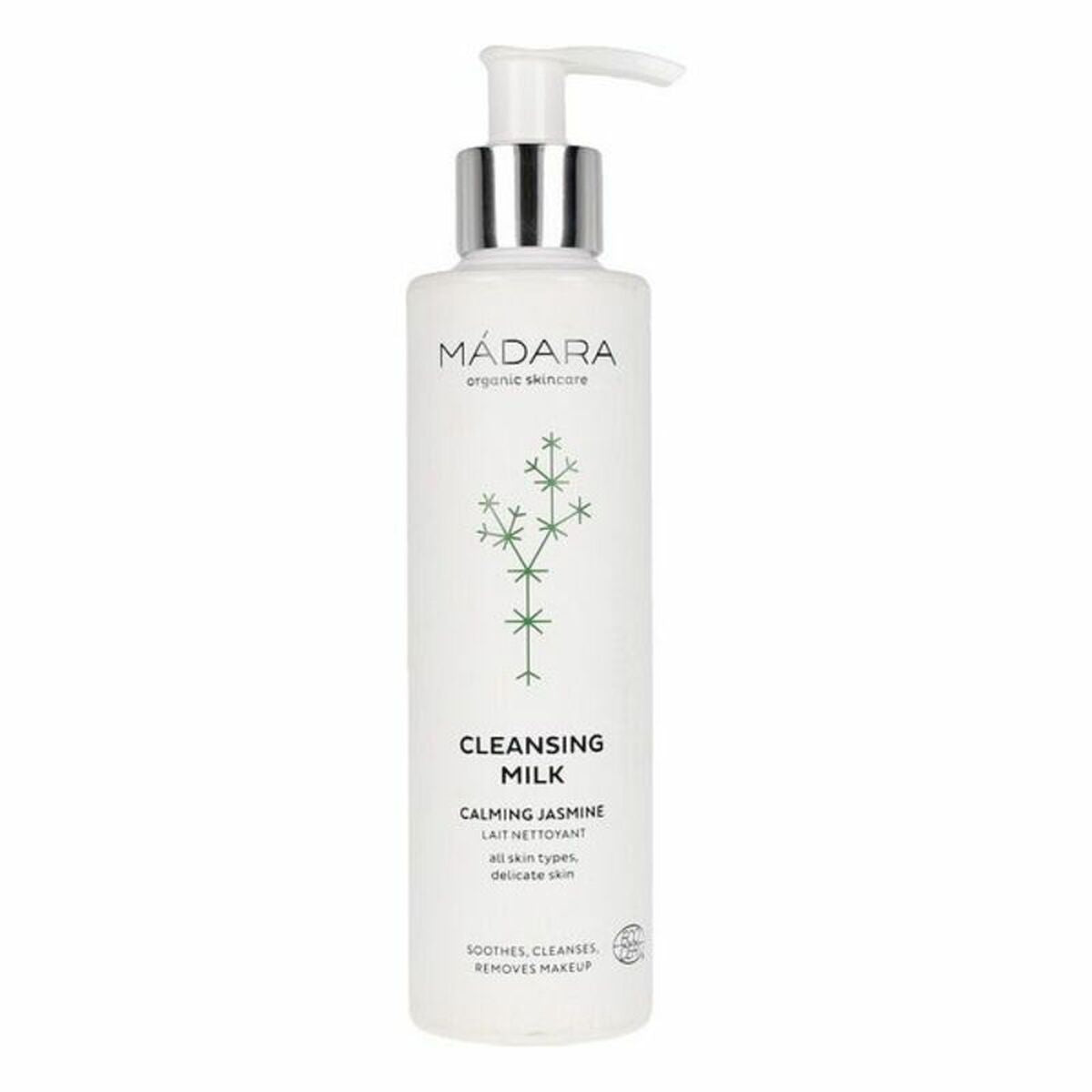Cleansing Lotion Mádara Cleansing Milk 200 ml for Women skincare packaging