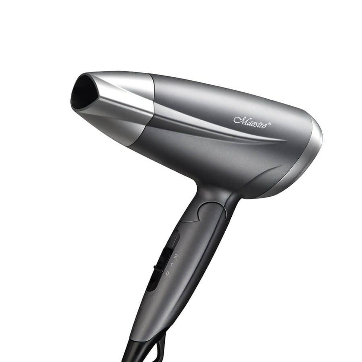 Hairdryer Feel Maestro MR-207 Graphite Silver 1400 W product packaging